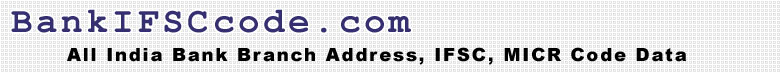 All India Bank Branch Address, NEFT, IFSC, MICR Code Data
